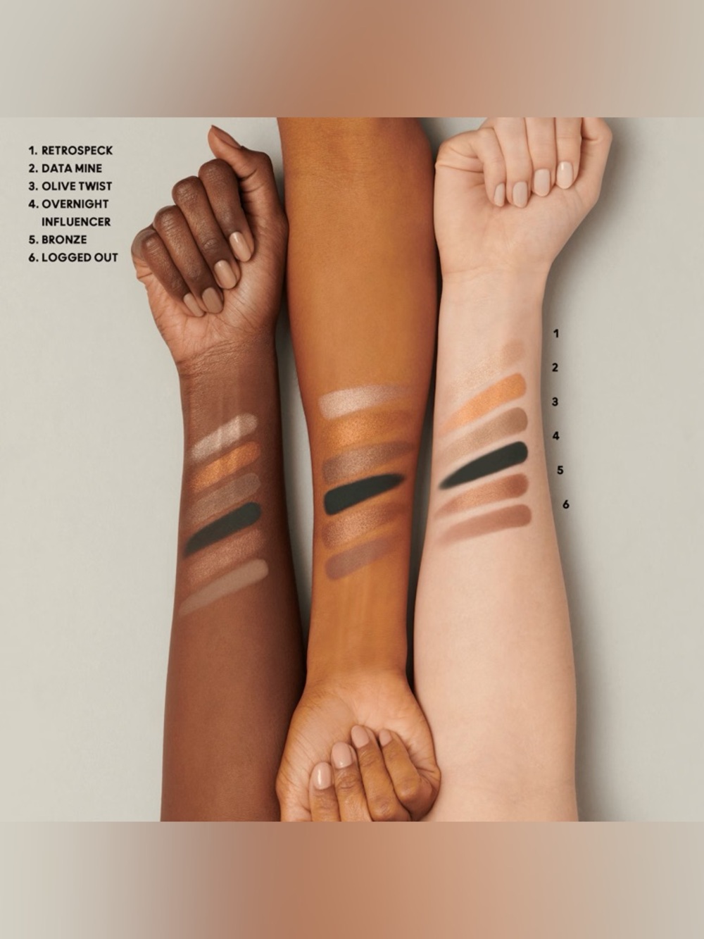 MAC Connect in Colour Eyeshadow Palette - Bronze Influence - Picture 2 of 2